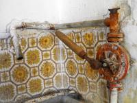 Antica pompa idrica all'interno della Cappelletta di Greccio