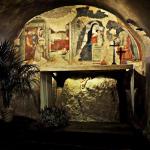 Die Wallfahrtskirche von Greccio Die Wallfahrtskirche von Greccio