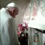 Il Papa a Greccio Il Papa a Greccio